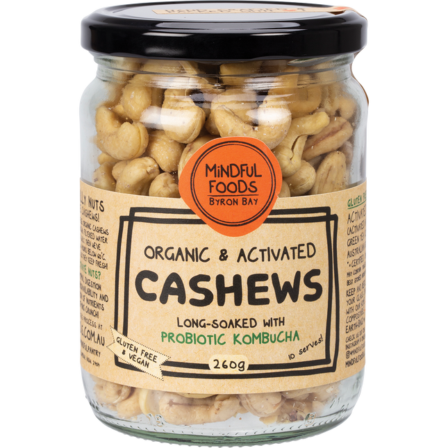 Mindful Foods Organic Activated Cashews 260g