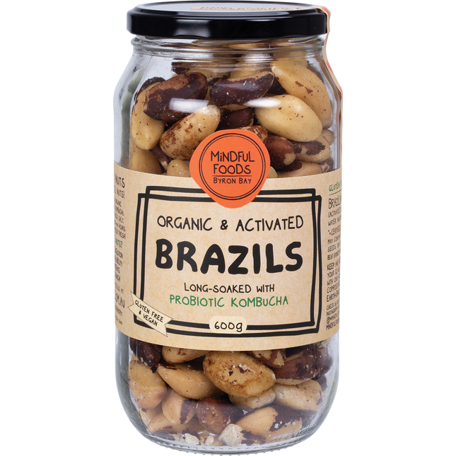 Mindful Foods Organic Activated Brazil Nuts 600g