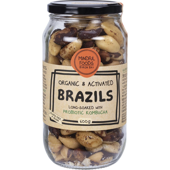 MINDFUL FOODS - BRAZIL NUTS ORGANIC & ACTIVATED 600G