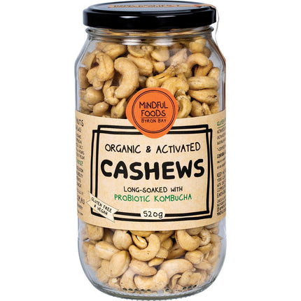 MINDFUL FOODS - CASHEWS ORGANIC & ACTIVATED 500G
