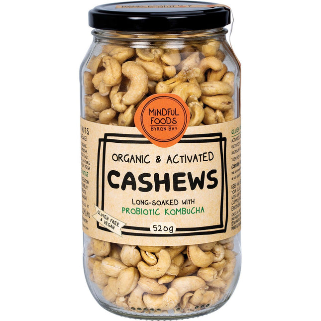 MINDFUL FOODS - CASHEWS ORGANIC & ACTIVATED 500G