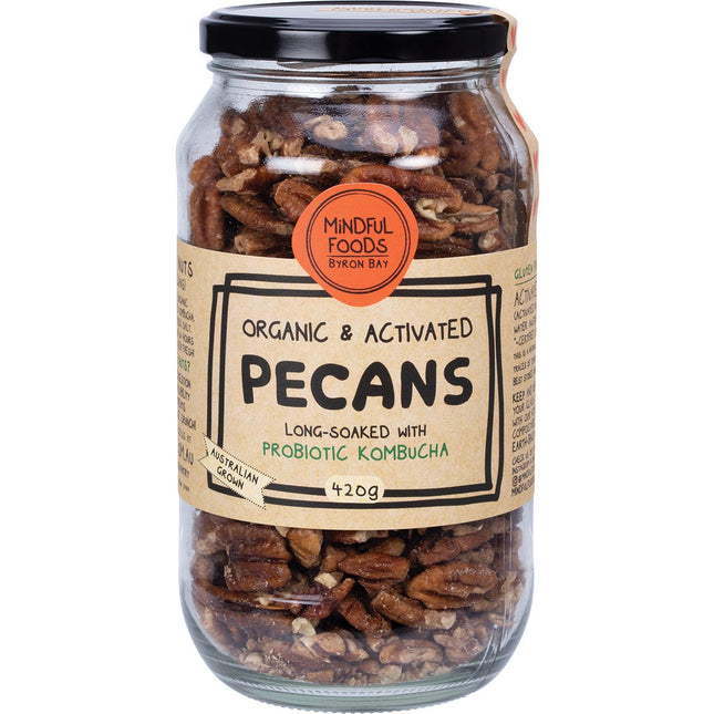 MINDFUL FOODS - PECANS ORGANIC & ACTIVATED 420G