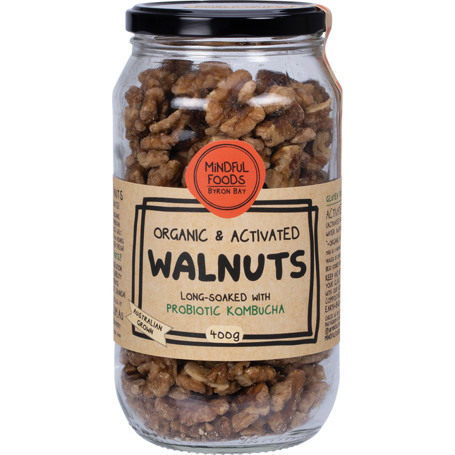 Mindful Foods Organic & Activated Walnuts 400g