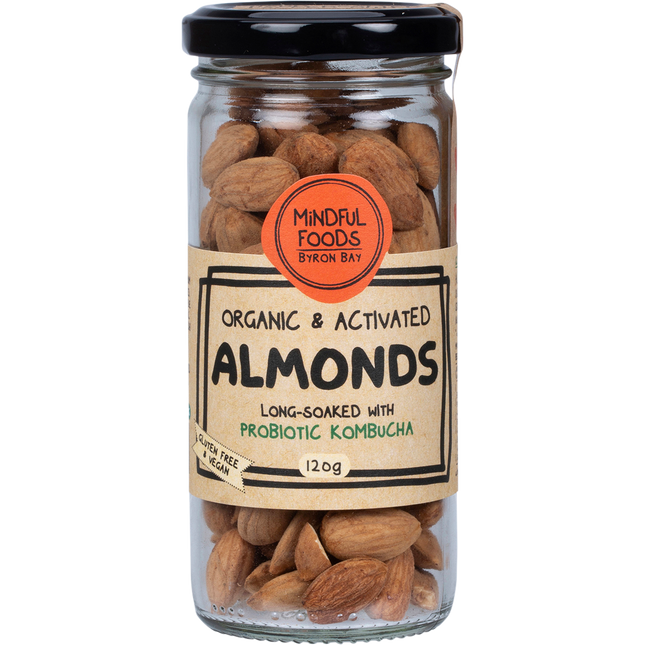 Mindful Foods Organic & Activated Almonds 120g