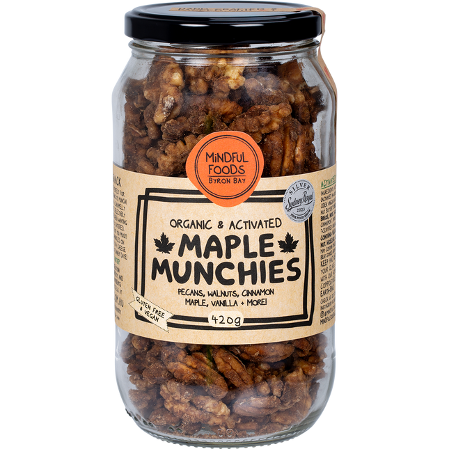 Mindful Foods Maple Munchies Organic & Activated 420g