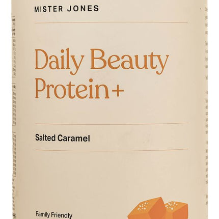 MISTER JONES DAILY BEAUTY ORGANIC PROTEIN SALTED CARAMEL 900G