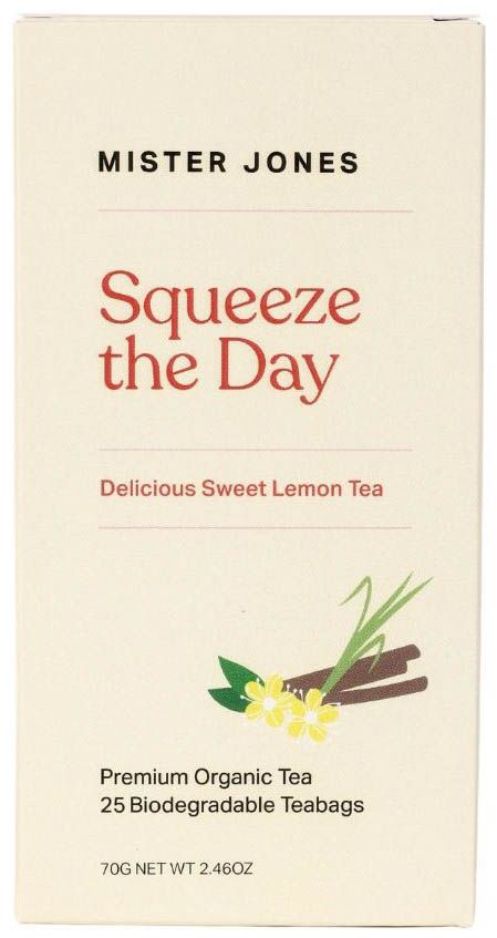 MISTER JONES SQUEEZE THE DAY ORGANIC 25TEABAGS
