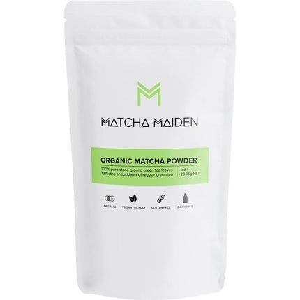 MATCHA MAIDEN Organic Matcha Powder 28.35g | Superfood Powder