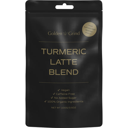 MATCHA MAIDEN Golden Grind Turmeric Latte Blend 100g | Supplement