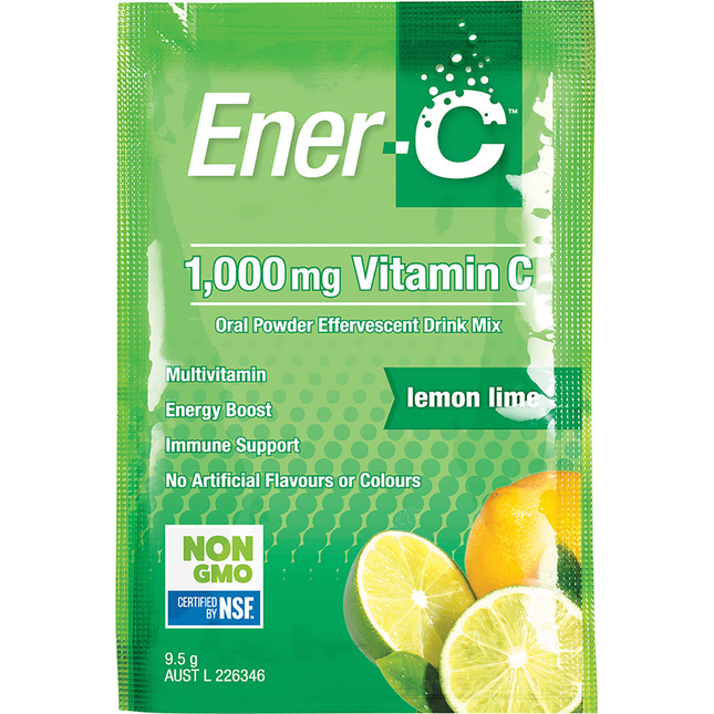 Martin & Pleasance Ener-C 1000mg Vitamin C Drink Mix Lemon Lime 12pk