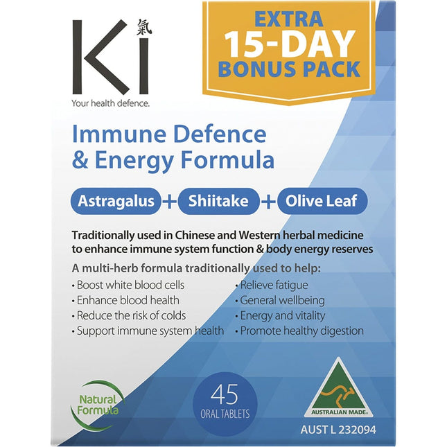 MARTIN & PLEASANCE Ki Immune Defence & Energy 45 Tabs | Immune Supplement