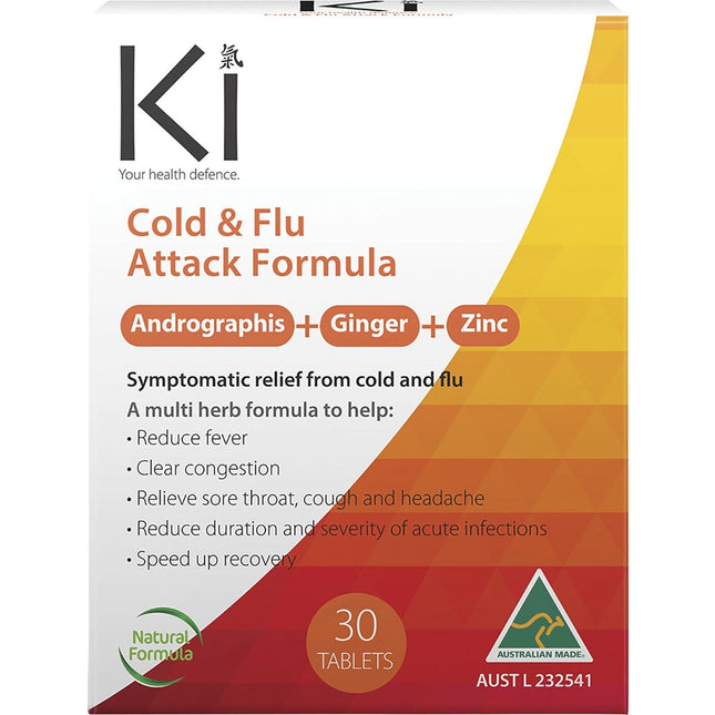 MARTIN & PLEASANCE Ki Cold & Flu Attack 30 Tabs | Health Supplement