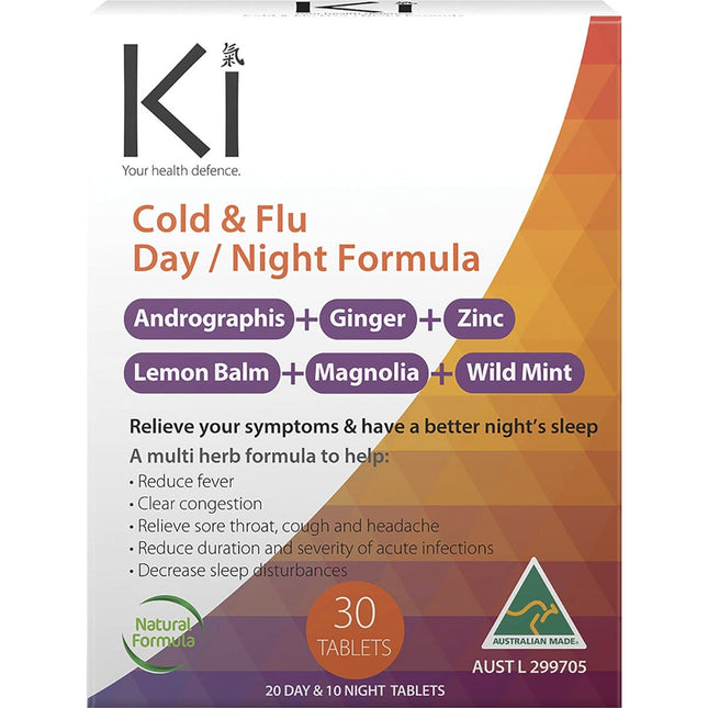 MARTIN & PLEASANCE Ki Cold & Flu Day Night 30 Tabs | Health Supplement