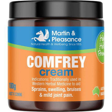MARTIN & PLEASANCE Comfrey Herbal Cream Jar 100g | Creatine