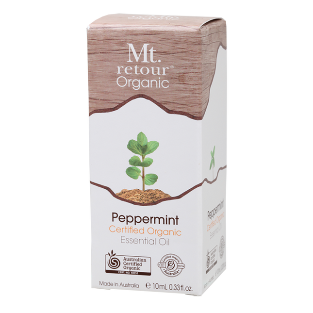 Mt Retour Certified Organic Peppermint Essential Oil 10ml