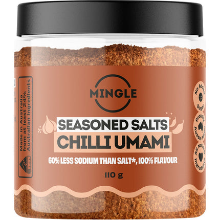 MINGLE Chilli Umami Seasoned Salts 110g | Protein Snack