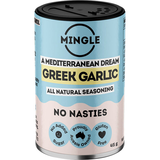 Mingle - Greek Garlic All Natural Seasoning - 5x45g