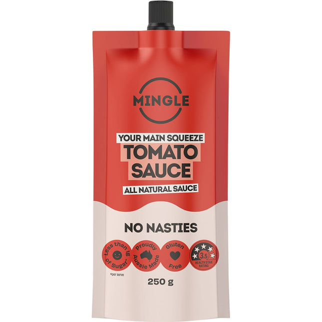MINGLE Natural Sauce, 10 X 250g 10x250g | Sauce & Condiment