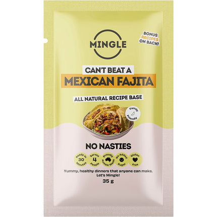 MINGLE Mexican Fajita Recipe Base 12x35g | Chocolate