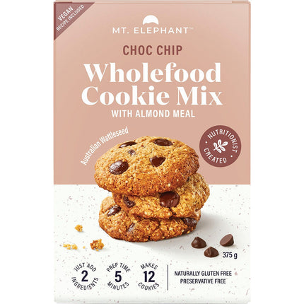 MT. ELEPHANT Wholefood Cookie Mix Chocolate Chip 375g | Snack Chips