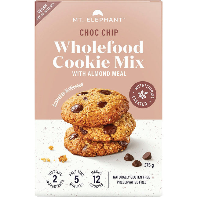MT. ELEPHANT Wholefood Cookie Mix Chocolate Chip 375g | Snack Chips