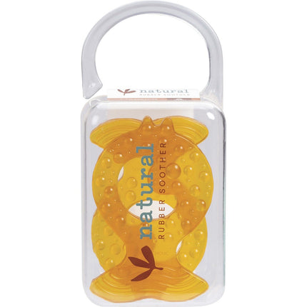 NATURAL RUBBER SOOTHERS Teether Twin Pack Fish 2pk | Tea
