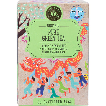 MINISTRY of TEA Organic Pure Green Tea Bags 20pk | Nuts & Seeds