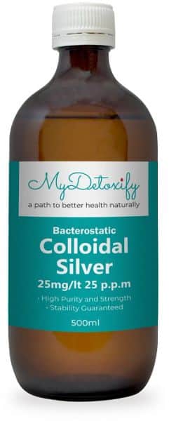 MY DETOXIFY BACTEROSTATIC COLLOIDAL SILVER 500ML