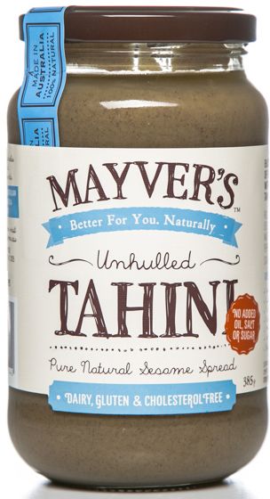 MAYVERS TAHINI UNHULLED 385GM