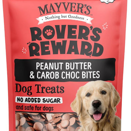 MAYVERS ROVERS REWARD PEANUT BUTTER AND CAROB CHOC BITES 250G