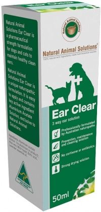 NATURAL ANIMAL SOLUTIONS EAR CLEAR 50ML