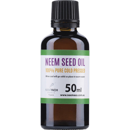 NEEM 100% Pure Cold Pressed Neem Seed Body Oil 50ml
