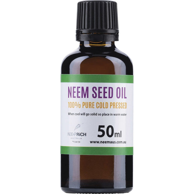 NEEM 100% Pure Cold Pressed Neem Seed Body Oil 50ml