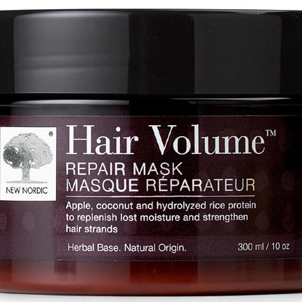 NEW NORDIC HAIR VOLUME HAIR MASK G/F 300ML
