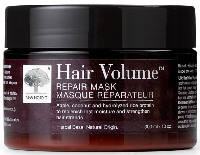 NEW NORDIC HAIR VOLUME HAIR MASK G/F 300ML