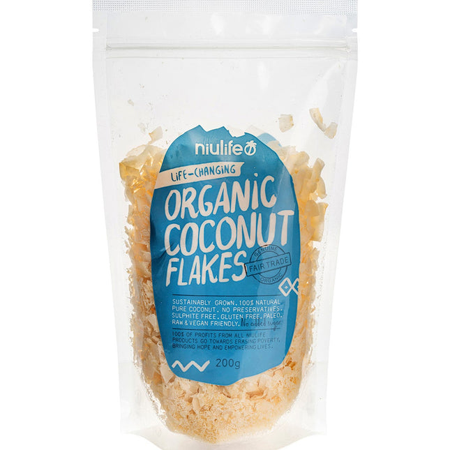 NIULIFE Flaked Coconut 200g | Nuts & Seeds