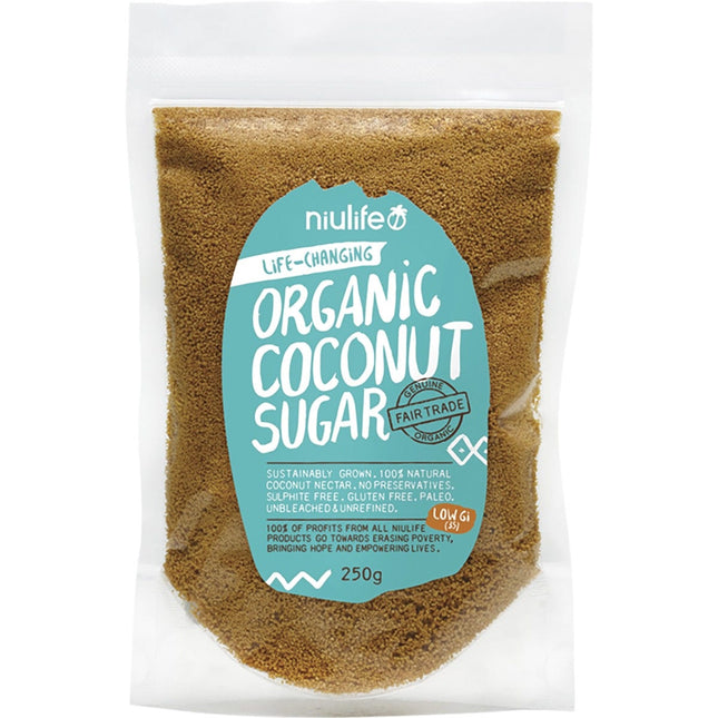 NIULIFE Coconut Sugar 250g | Nuts & Seeds