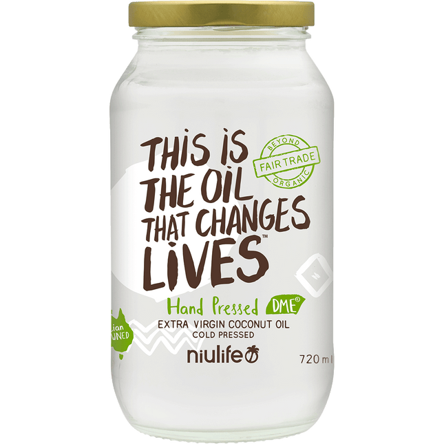 Niulife Extra Virgin Coconut Oil 6 x 720ml