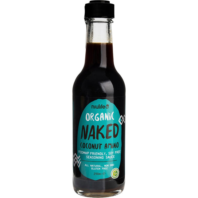 NIULIFE Organic Coconut Amino Sauce Naked 6x250ml | Protein Bar
