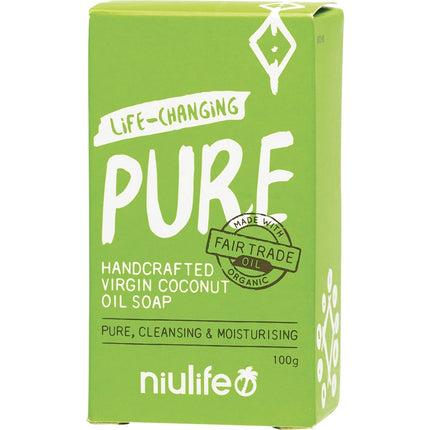 NIULIFE Coconut Oil Soap Pure 100g | Nuts & Seeds