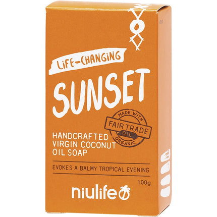 NIULIFE Coconut Oil Soap Sunset 100g | Nuts & Seeds