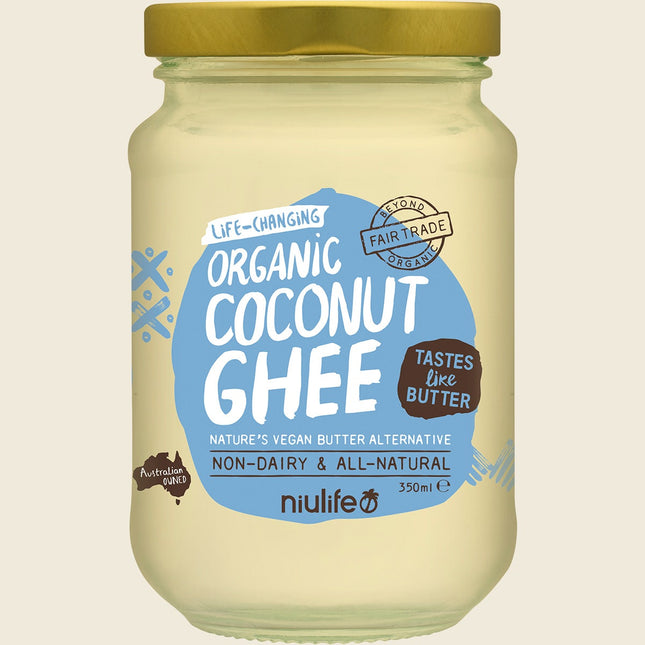 NIULIFE Coconut Ghee Vegan Butter Alternative 6x350ml | Nuts & Seeds