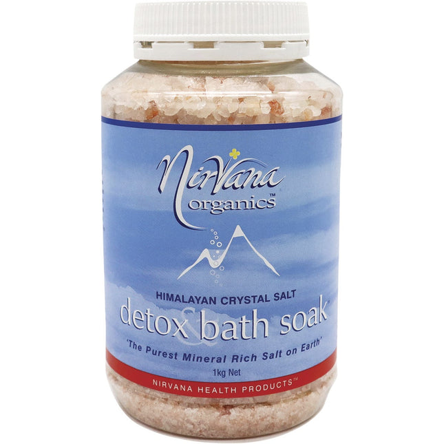 Nirvana Organics - Himalayan Crystal Salt Detox Bath Soak - 1kg
