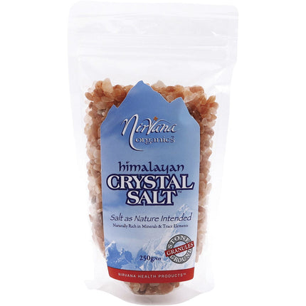 NIRVANA ORGANICS - HIMALAYAN SALT GRANULES GLASS GRINDER