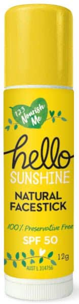 123 NOURISH ME HELLO SUNSHINE FACESTICK ORIGINAL SPF50+ 16ML