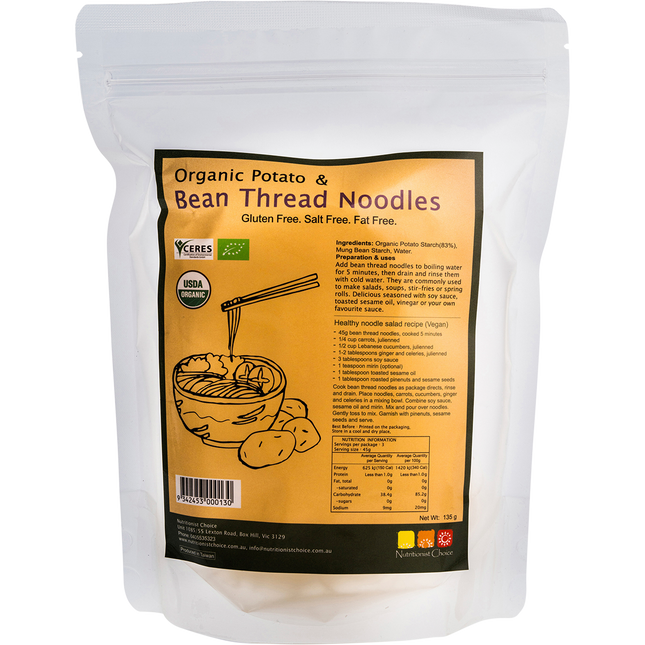 Nutritionist Choice Bean Thread Noodles with Organic Potato 135g