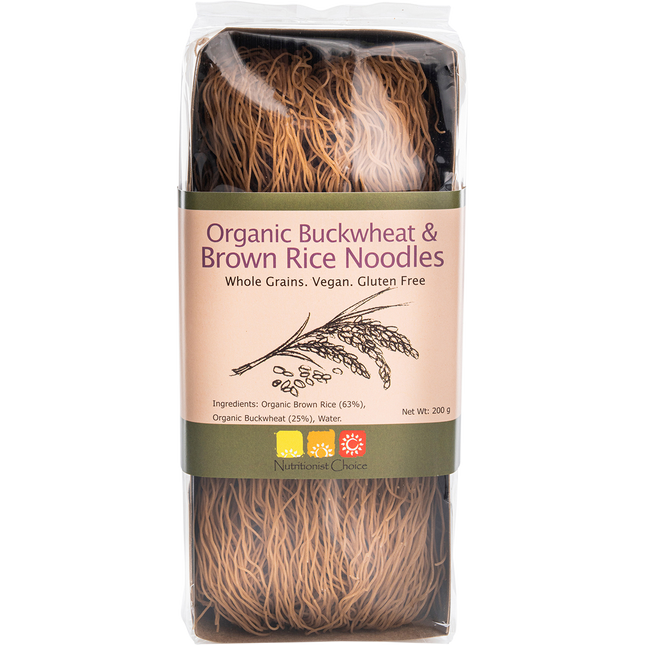 Nutritionist Choice Rice Noodles Buckwheat & Brown 200g
