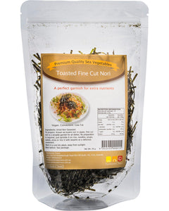 NUTRITIONIST CHOICE Sea Vegetables Toasted Fine Cut Nori 25g | Vegetable Product
