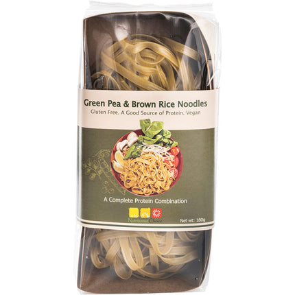 NUTRITIONIST CHOICE Rice Noodles Green Pea & Brown 180g | Probiotic Supplement