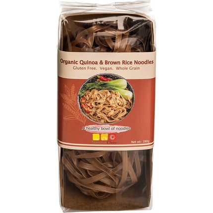 NUTRITIONIST CHOICE Rice Noodles Organic Quinoa & Brown 180g | Grains & Pasta